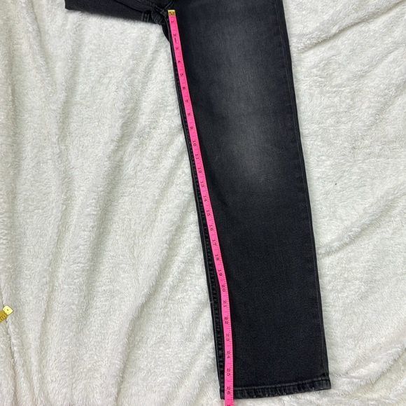 Re/Done Black Straight Leg Jeans Timeless Style - Picture 8 of 10